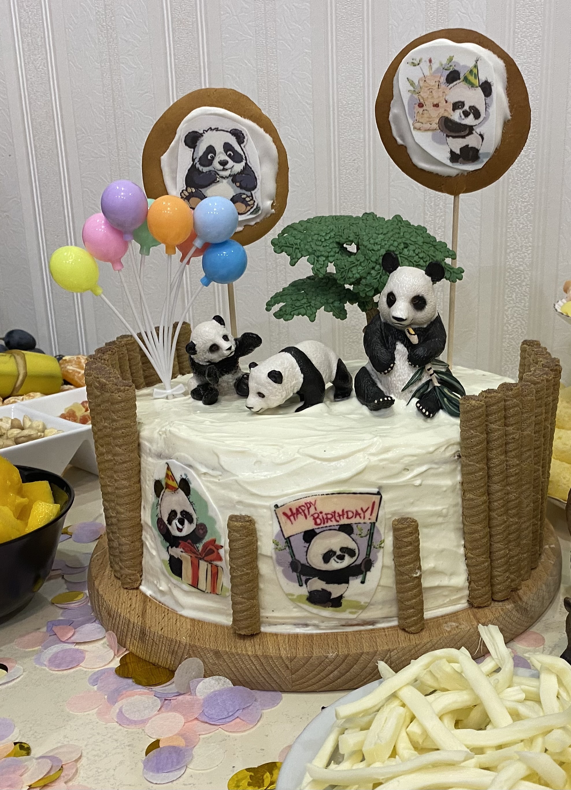 Фотография покупателя товара Топпер для торта «Воздушные шары» - Фото 2