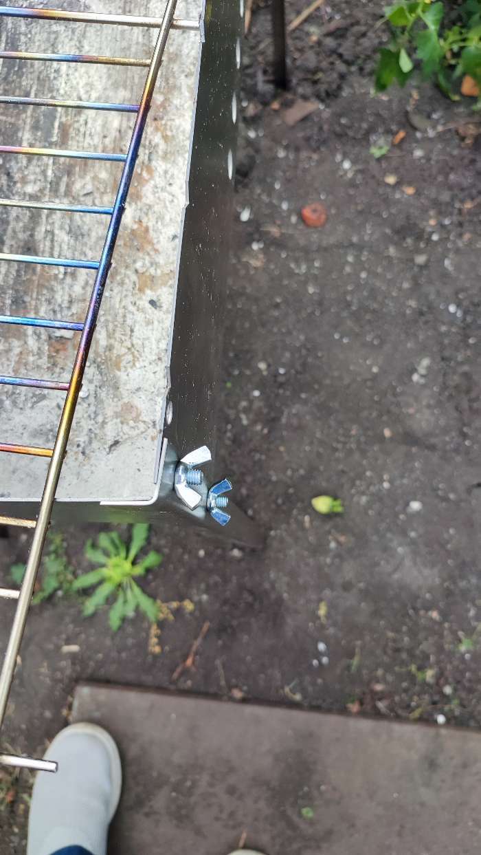 Фотография покупателя товара Мангал-барбекю с решётками, 70х35х70 см, в коробке - Фото 4