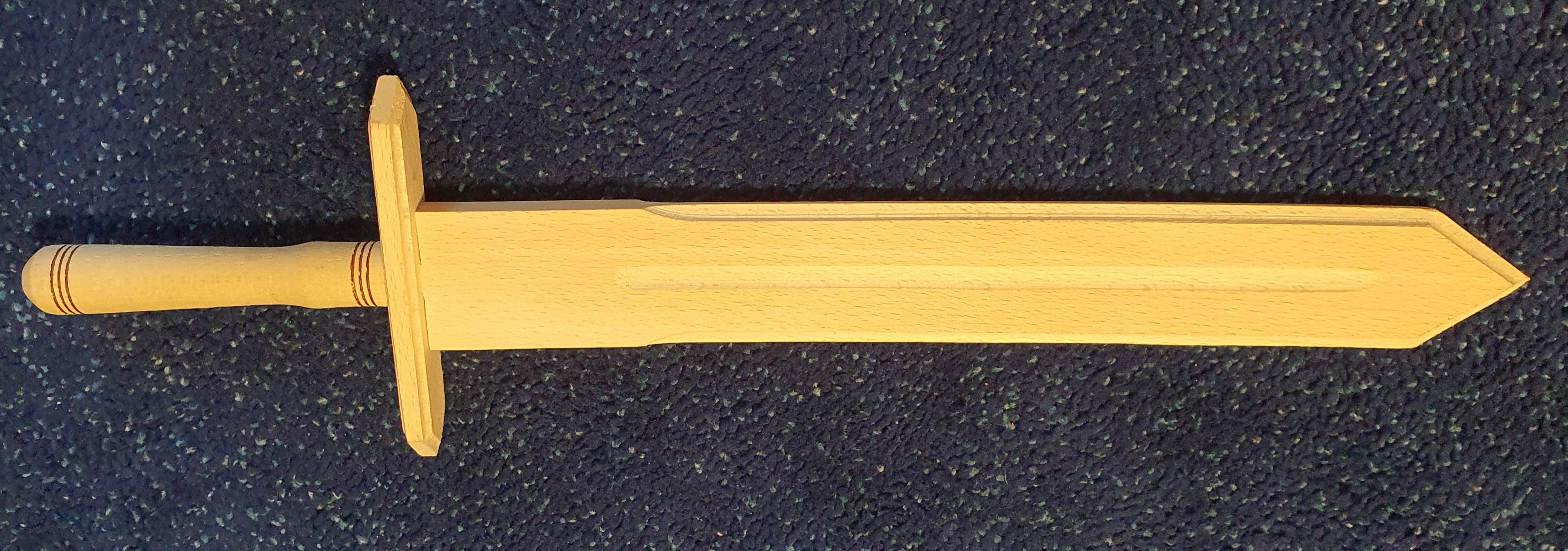 Фотография покупателя товара Сувенирное деревянное оружие "Меч", 46 см, массив бука - Фото 1