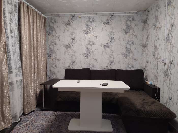 Фотография покупателя товара Диван угловой «Атлант», c подлокотниками, с столиком, спальное место 1400×1970 мм, велюр, цвет шоколад neo 10/тёмно - коричневый - Фото 3