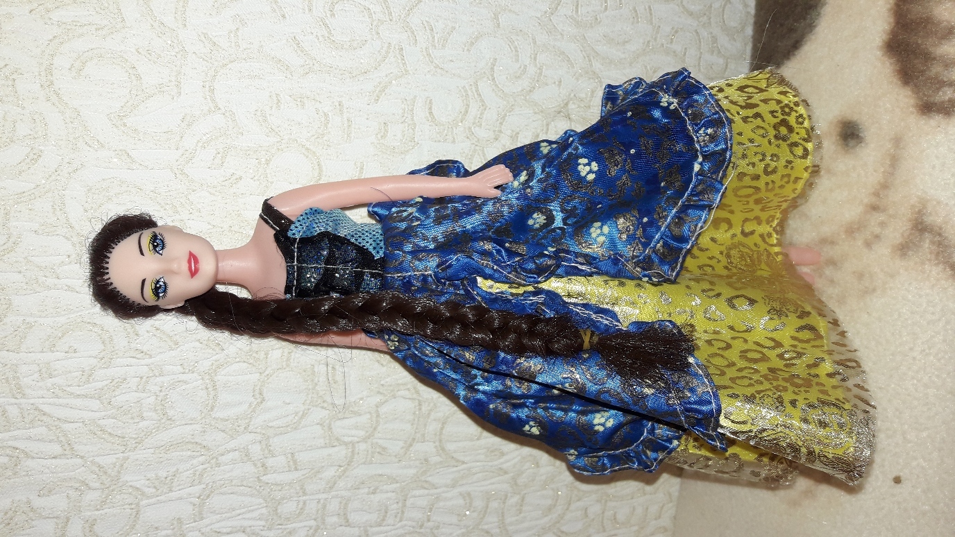 Фотография покупателя товара Кукла-модель «Ира» в платье, МИКС