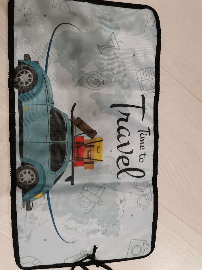 Фотография покупателя товара Пенал-скрутка мягкий 220 х 430 мм, на шнуровке, на 37 предметов, ПНШ-1 "Путешествие" - Фото 1