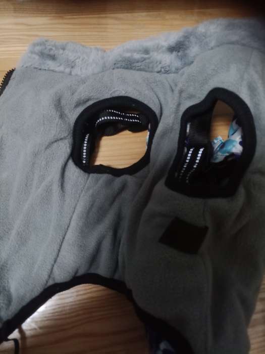 Фотография покупателя товара Куртка для собак со шлейкой, размер М (ДС 32 см, ОШ 28 см, ОГ 42 см), камуфляжная - Фото 2