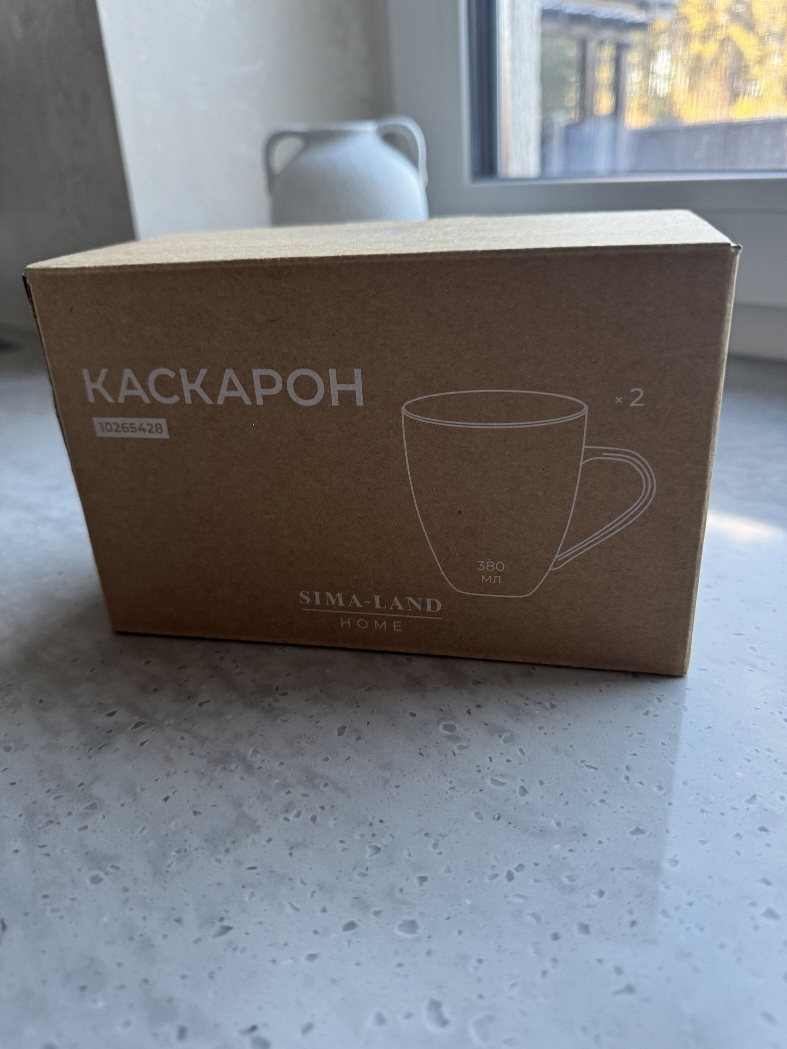 Фотография покупателя товара Кружки SL Home «Каскарон», 380 мл, 11.8×8.5×10.4 см, набор 2 шт., костяной фарфор, белые - Фото 5