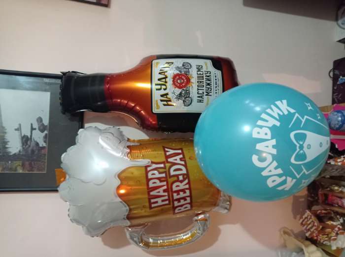 Фотография покупателя товара Воздушный шар фольгированный 29" «На удачу» - Фото 3