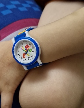 Фотография покупателя товара Часы наручные детские "Цифры и буквы", d-3 см, ремешок 20 см - Фото 1