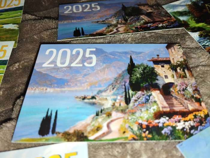 Фотография покупателя товара Календарь 2025 год карманный «Живопись» 7×10 см, МИКС - Фото 10