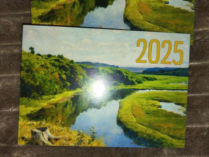 Фотография покупателя товара Календарь 2025 год карманный «Живопись» 7×10 см, МИКС - Фото 7