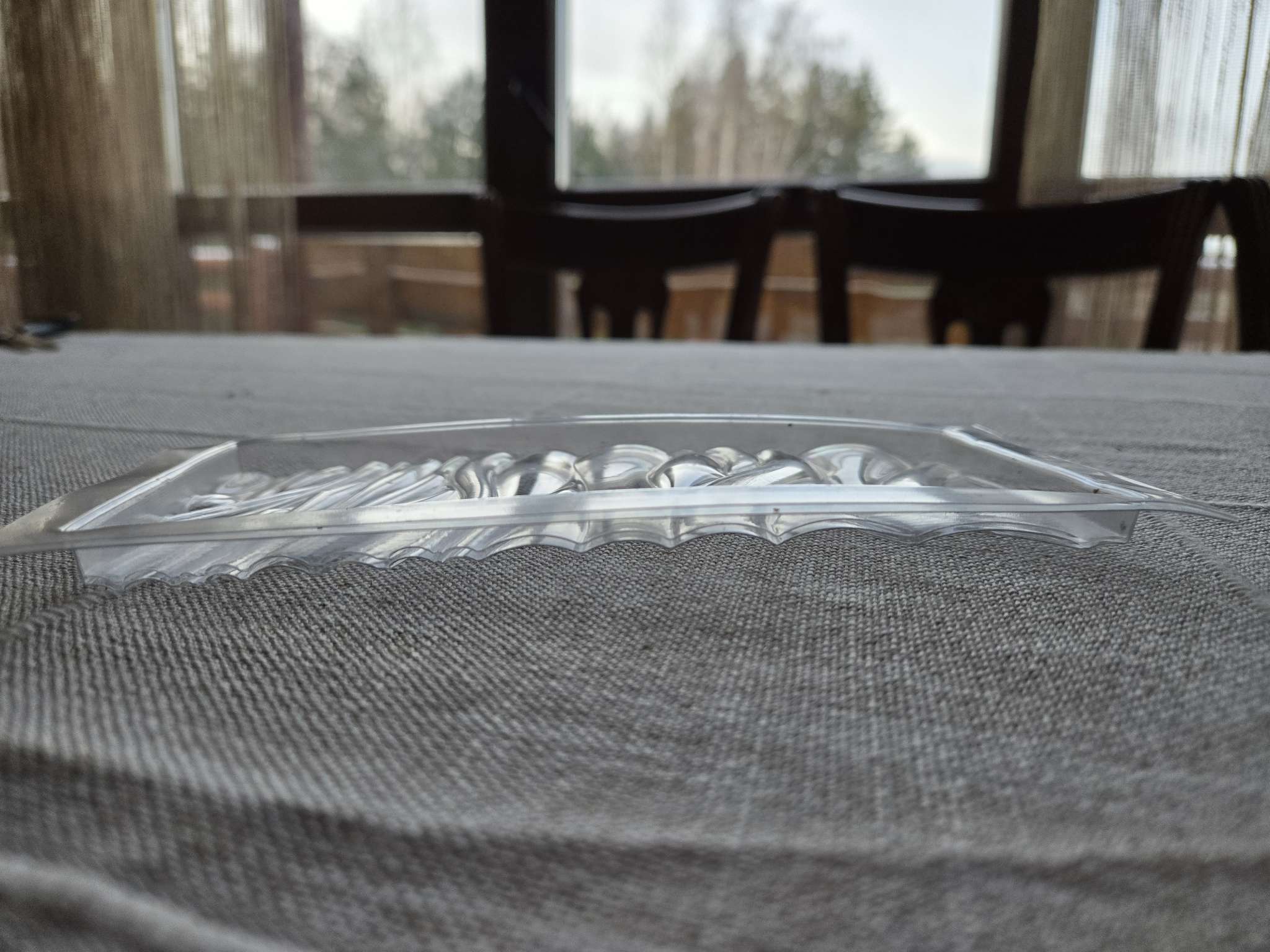 Фотография покупателя товара Форма для шоколада «Волны», пластик, 20.5×10.5×1 см, прозрачная - Фото 8