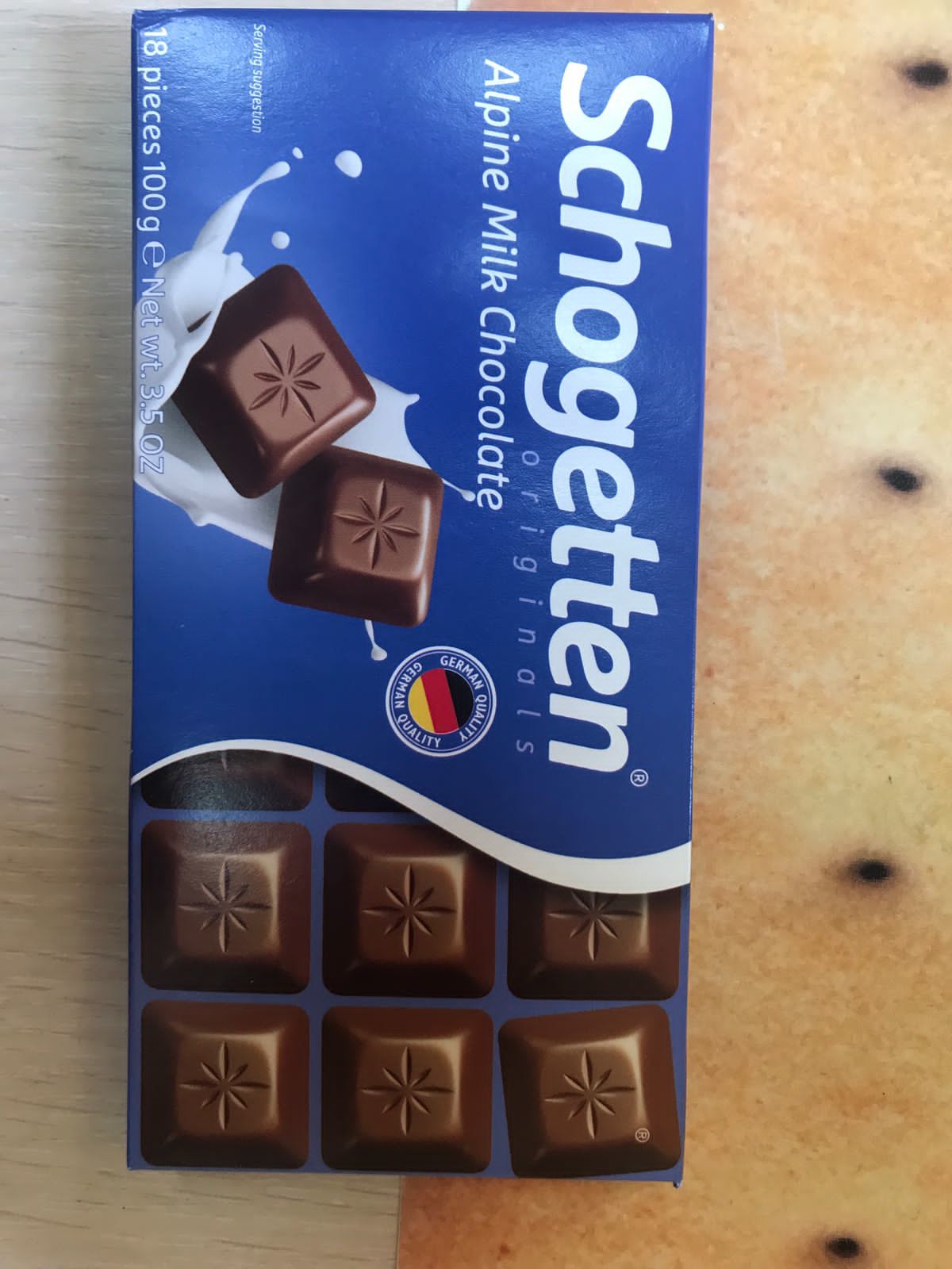 Фотография покупателя товара Шоколад Schogetten Alpine Milk Chocolate, 100 г - Фото 1