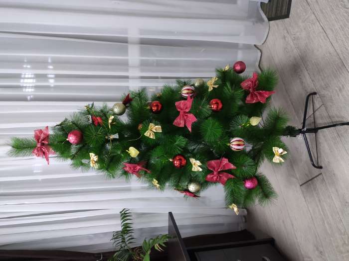 Фотография покупателя товара Ёлочные игрушки «Ретро», шары новогодние, d=6 см, набор 6 шт., красный - Фото 3