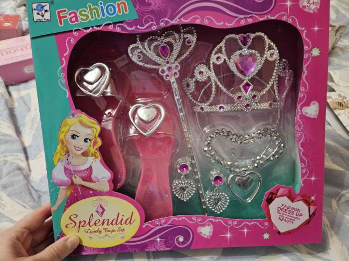 Фотография покупателя товара Набор аксессуаров для маленькой модницы «Золушка» - Фото 1