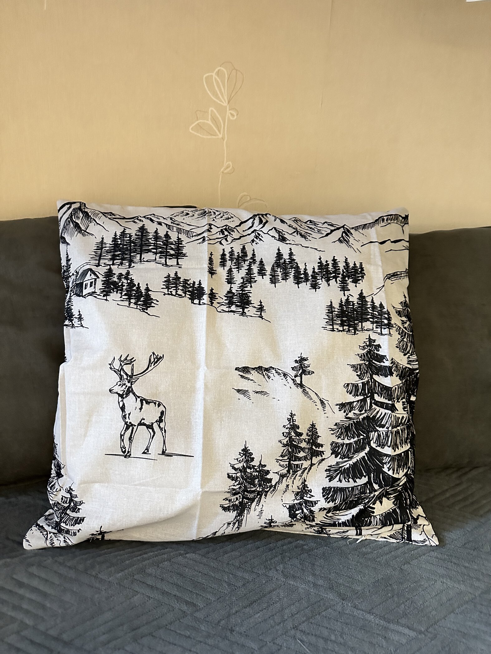 Фотография покупателя товара Наволочка декоративная новогодняя «Этель. Winter landscape» 50×50 см, поплин, 100% хлопок - Фото 4