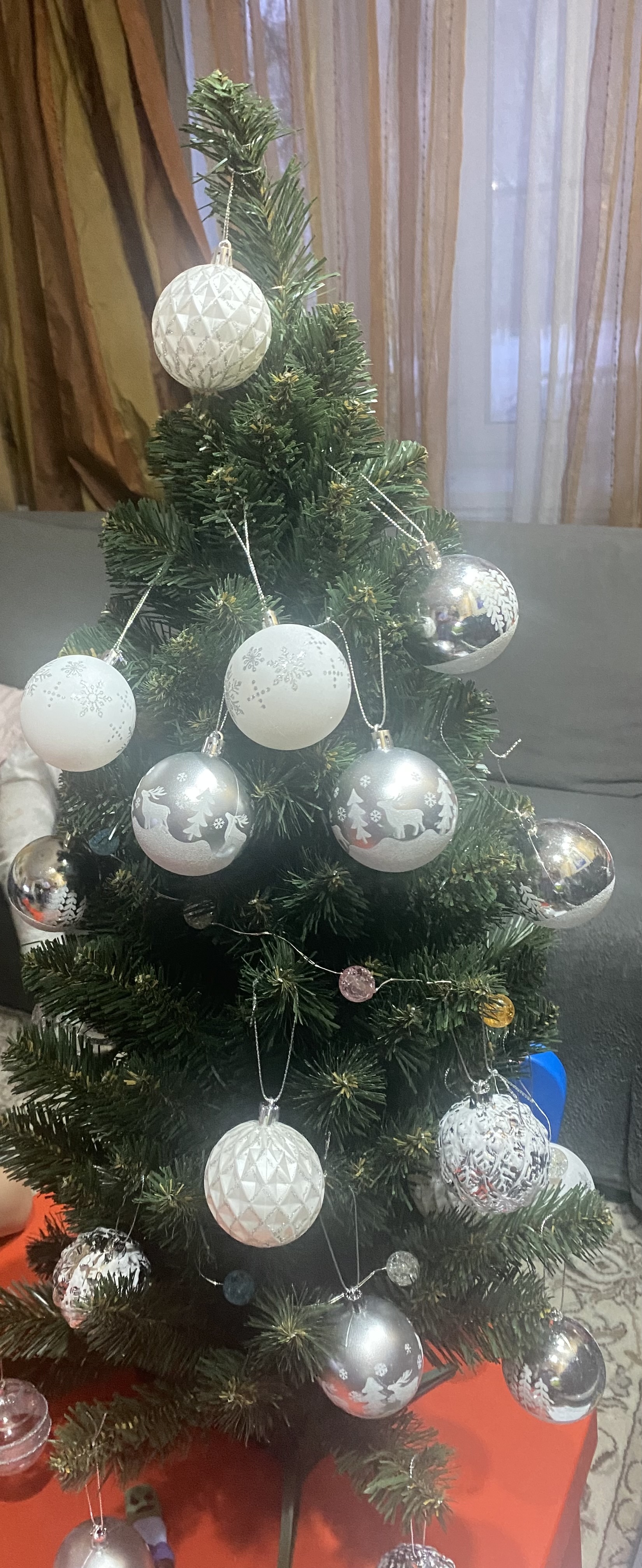 Фотография покупателя товара Искусственная ёлка «ЕлкиТорг. Звёздная», 210 см, d нижнего яруса 135 см, 1002 ПВХ ветки на крючках - Фото 8