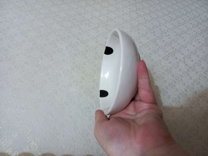 Фотография покупателя товара Салатник Доляна «Панда», 250 мл, d=13 см, белый - Фото 4