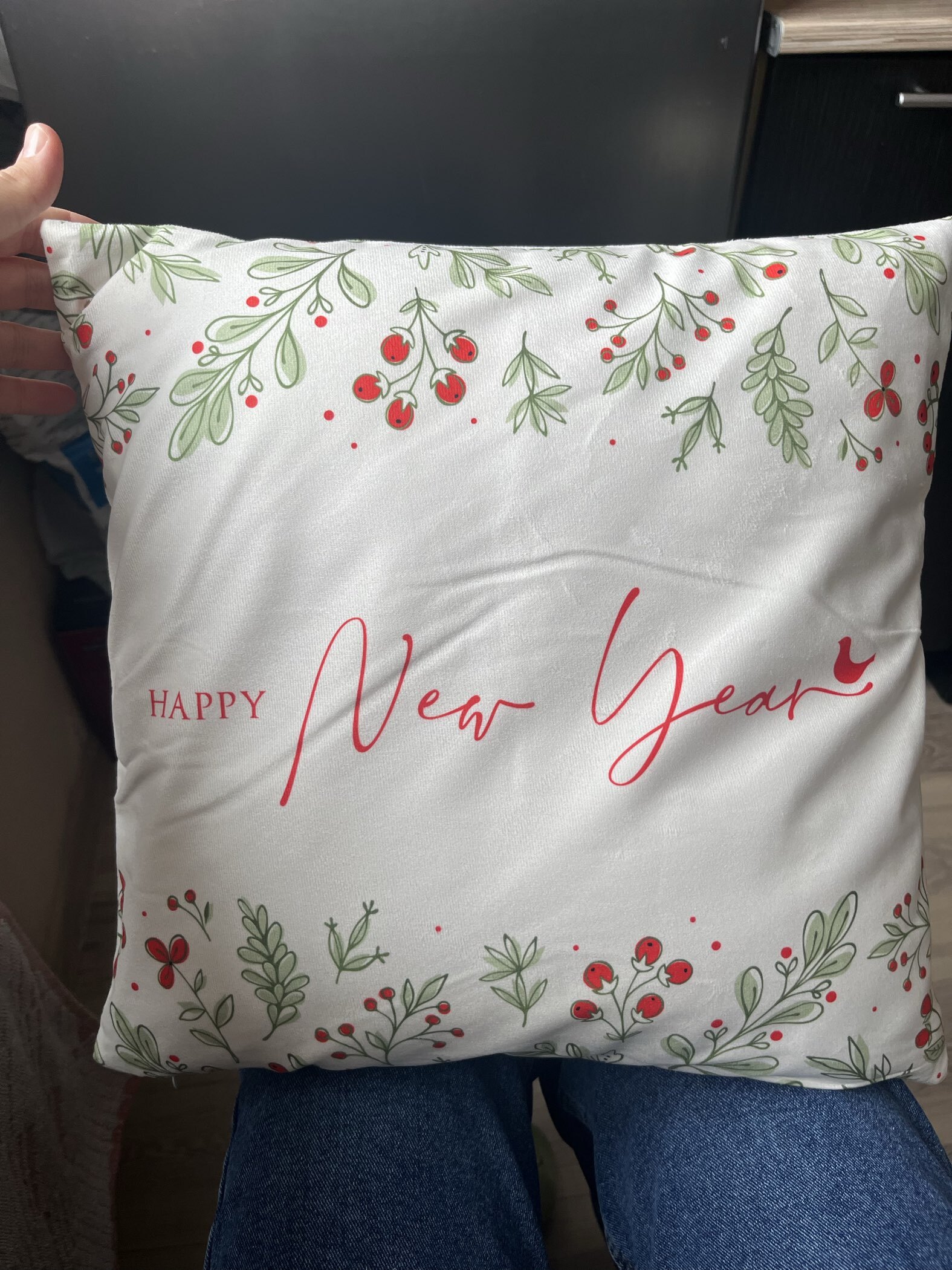 Фотография покупателя товара Наволочка декоративная новогодняя «Этель. Новый Год» 40×40 см - Фото 1