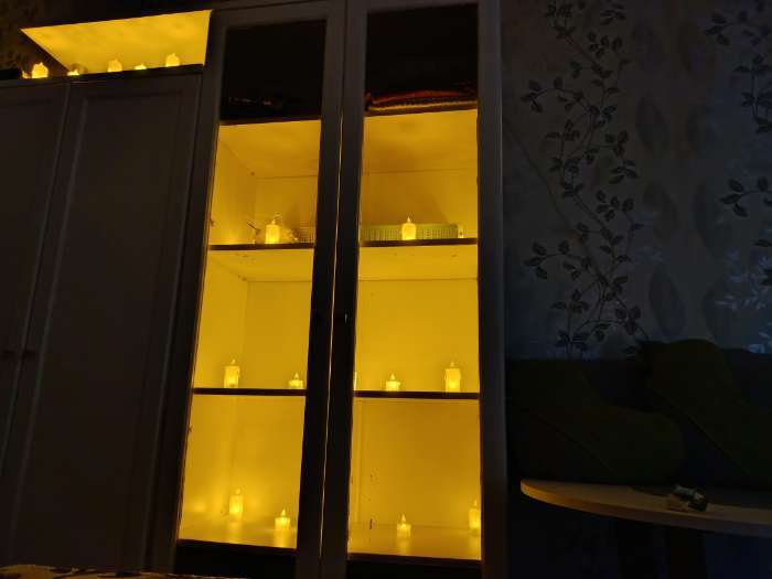 Фотография покупателя товара Свеча светодиодная «Романтик» горит жёлтым - Фото 1