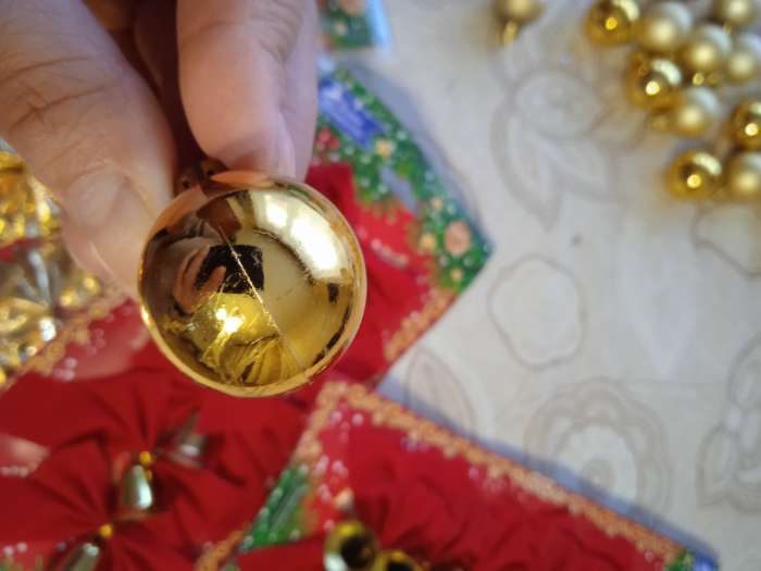 Фотография покупателя товара Ёлочные игрушки «Классика ассорти», шары новогодние, d=3 см, набор 20 шт., золото - Фото 7