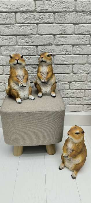 Фотография покупателя товара Садовая фигура "Бурундук малый" 14х11х20см - Фото 1