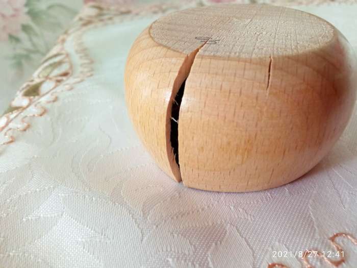 Фотография покупателя товара Солонка деревянная, светлая, 8х6 см, массив бука - Фото 5