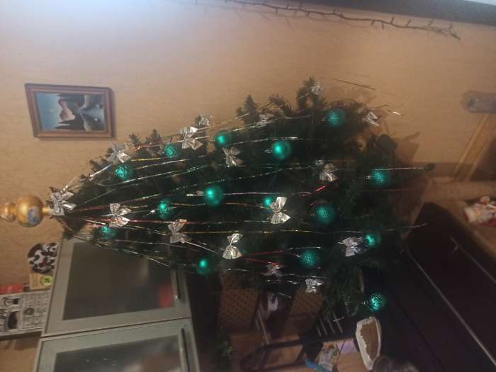 Фотография покупателя товара Ёлочные игрушки «Изумруд ассорти», шары новогодние, d=6 см, набор 8 шт., зелёный - Фото 3