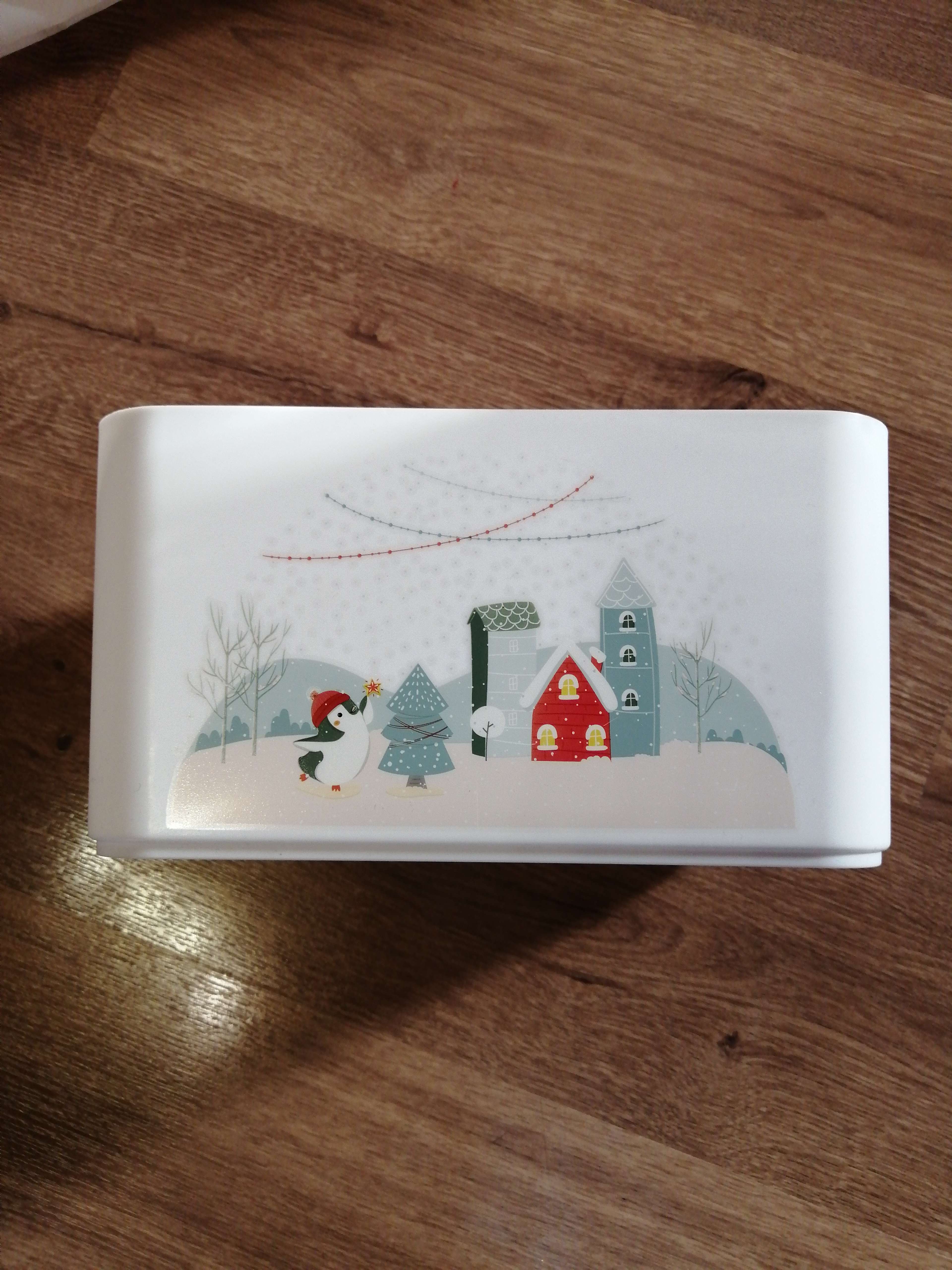Фотография покупателя товара Корзина для хранения Christmas, 2,4 л, цвет снежно-белый - Фото 1