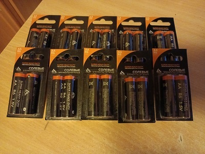 Фотография покупателя товара Батарейка солевая Luazon Super Heavy Duty, AA, R6, блистер, 4 штуки - Фото 2