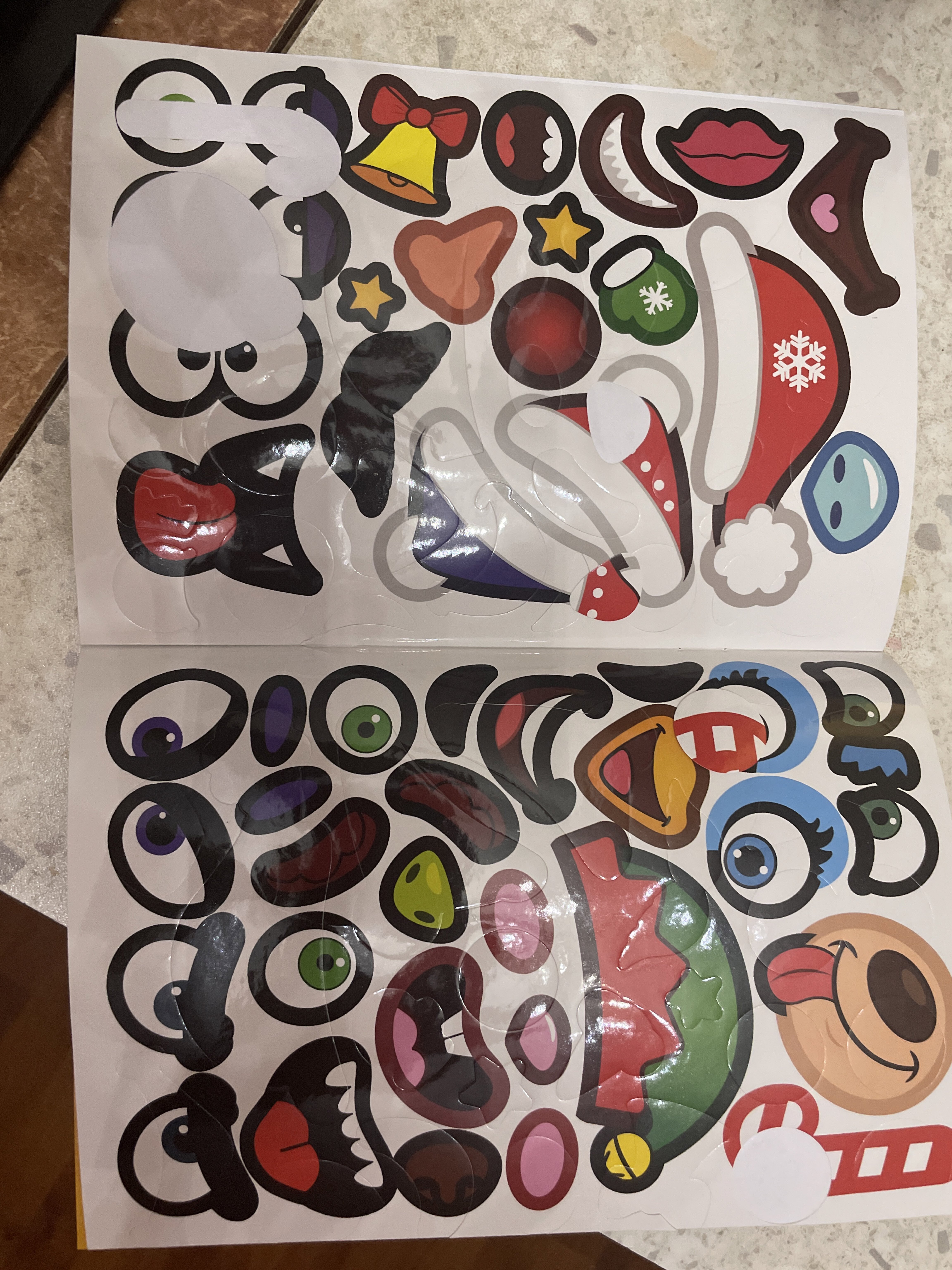 Фотография покупателя товара Книжка с наклейками «Новогодние чудики», 12 стр., 100 стикеров - Фото 2