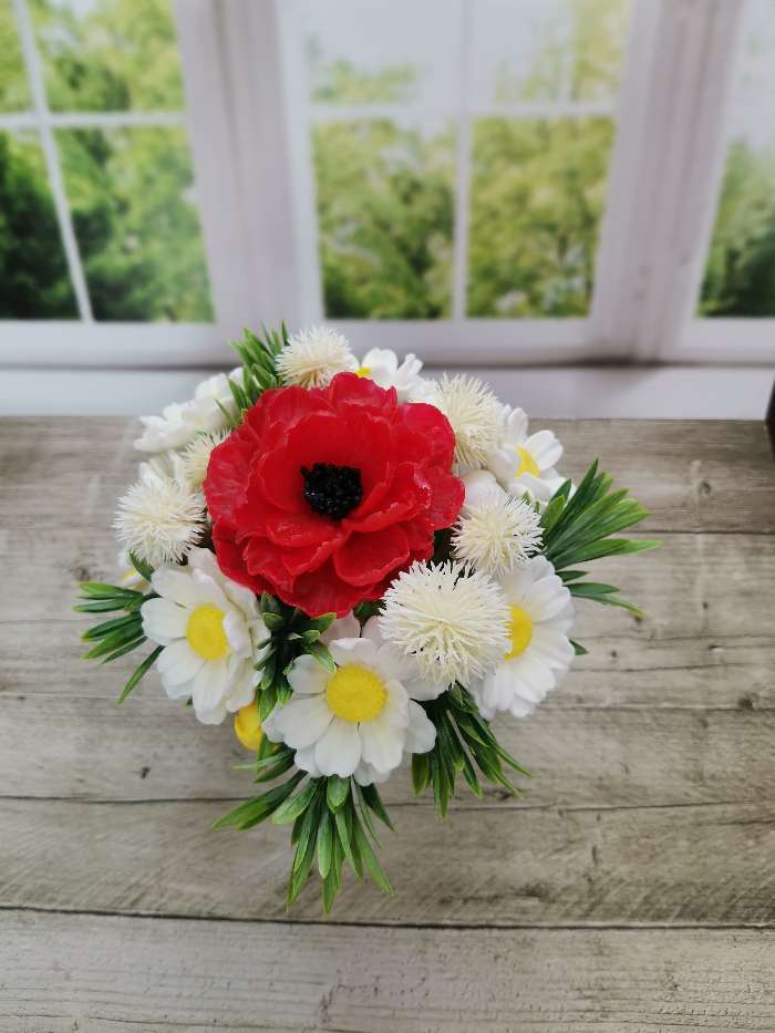 Фотография покупателя товара Букет искусственный «Шарики пушистые», 3×24 см, МИКС - Фото 1