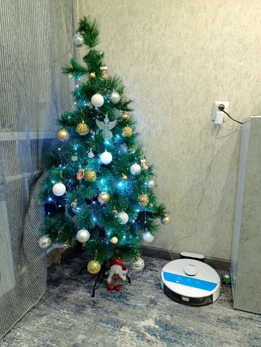 Фотография покупателя товара Ёлочные игрушки «Жемчужный орион», шары новогодние, d=6 см, набор 8 шт., золотистый - Фото 5