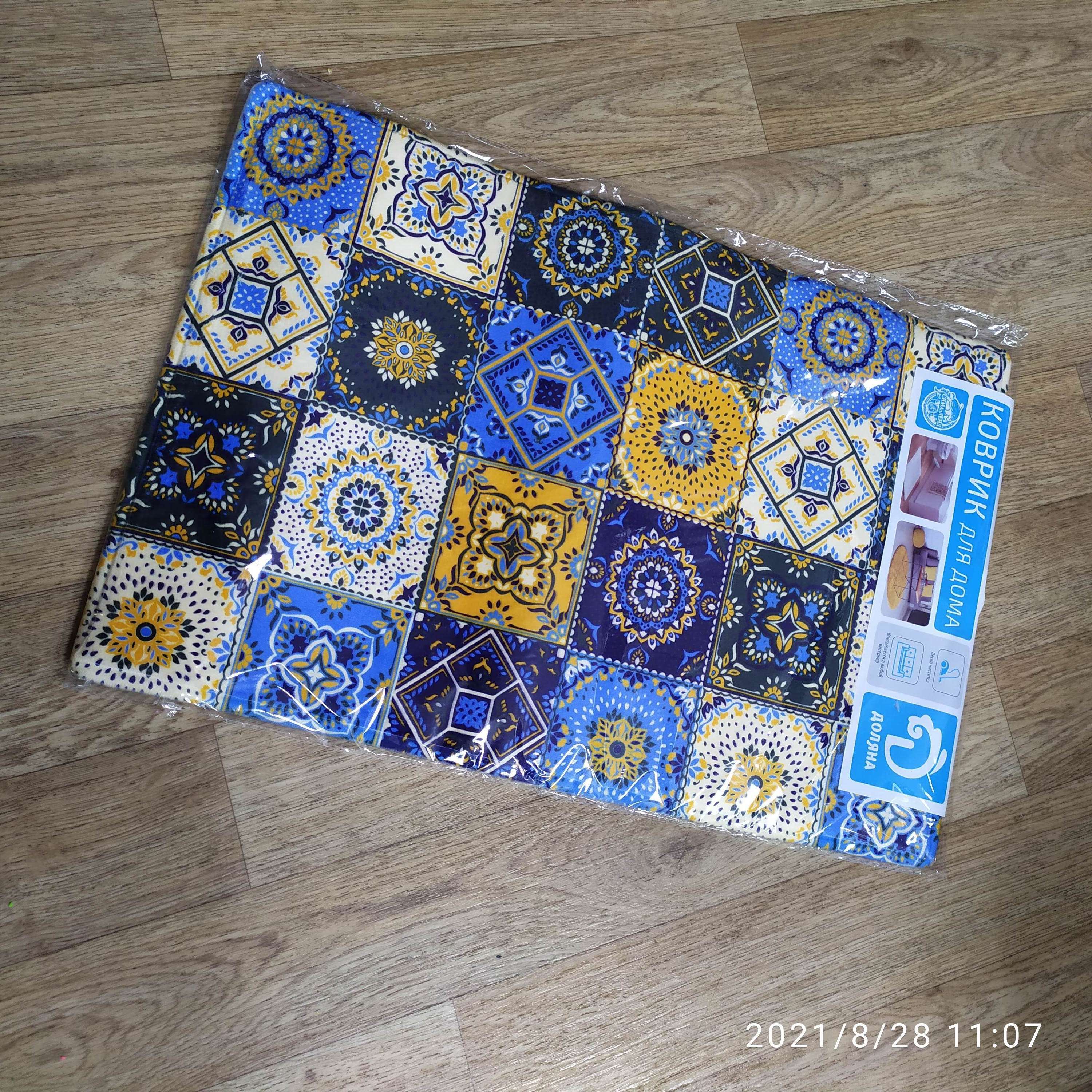 Фотография покупателя товара Коврик для ванной Доляна «Богемия», мозаика, 40×60 см