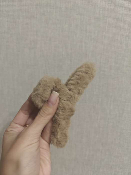 Фотография покупателя товара Краб для волос новогодний «Выбирай счастье», 13 х 7 см - Фото 1