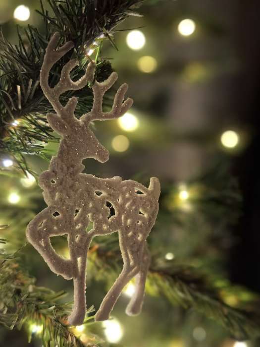 Фотография покупателя товара Ёлочные игрушки 3 шт. «Зимнее волшебство. Белая голубка» пластик, 10×11 см - Фото 2