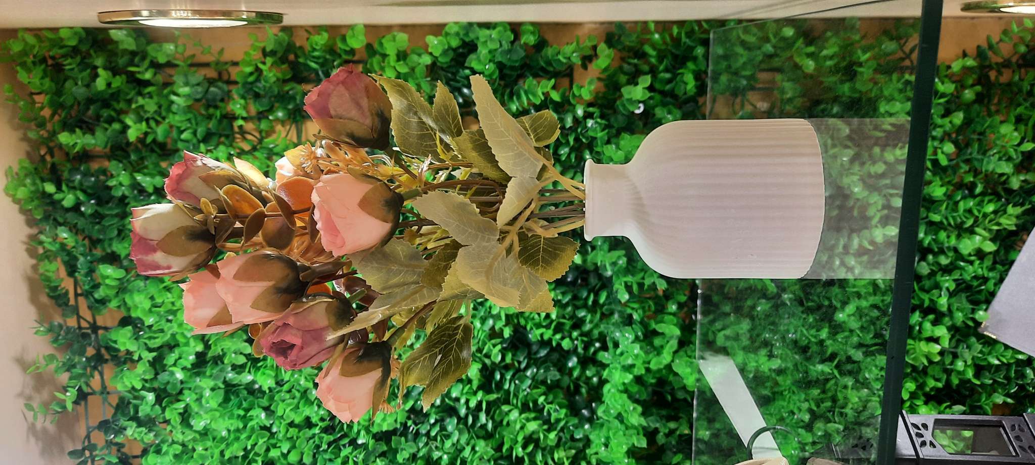 Фотография покупателя товара Букет искусственный «Роза Аделаида», h=29 см, МИКС - Фото 3