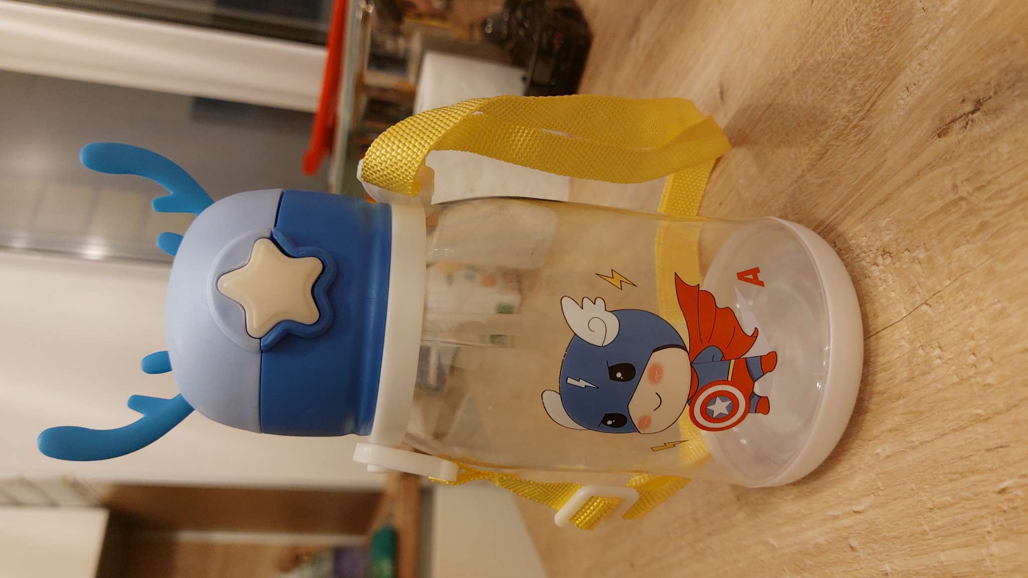 Фотография покупателя товара Бутылка для воды «Супергерой», 600 мл - Фото 8