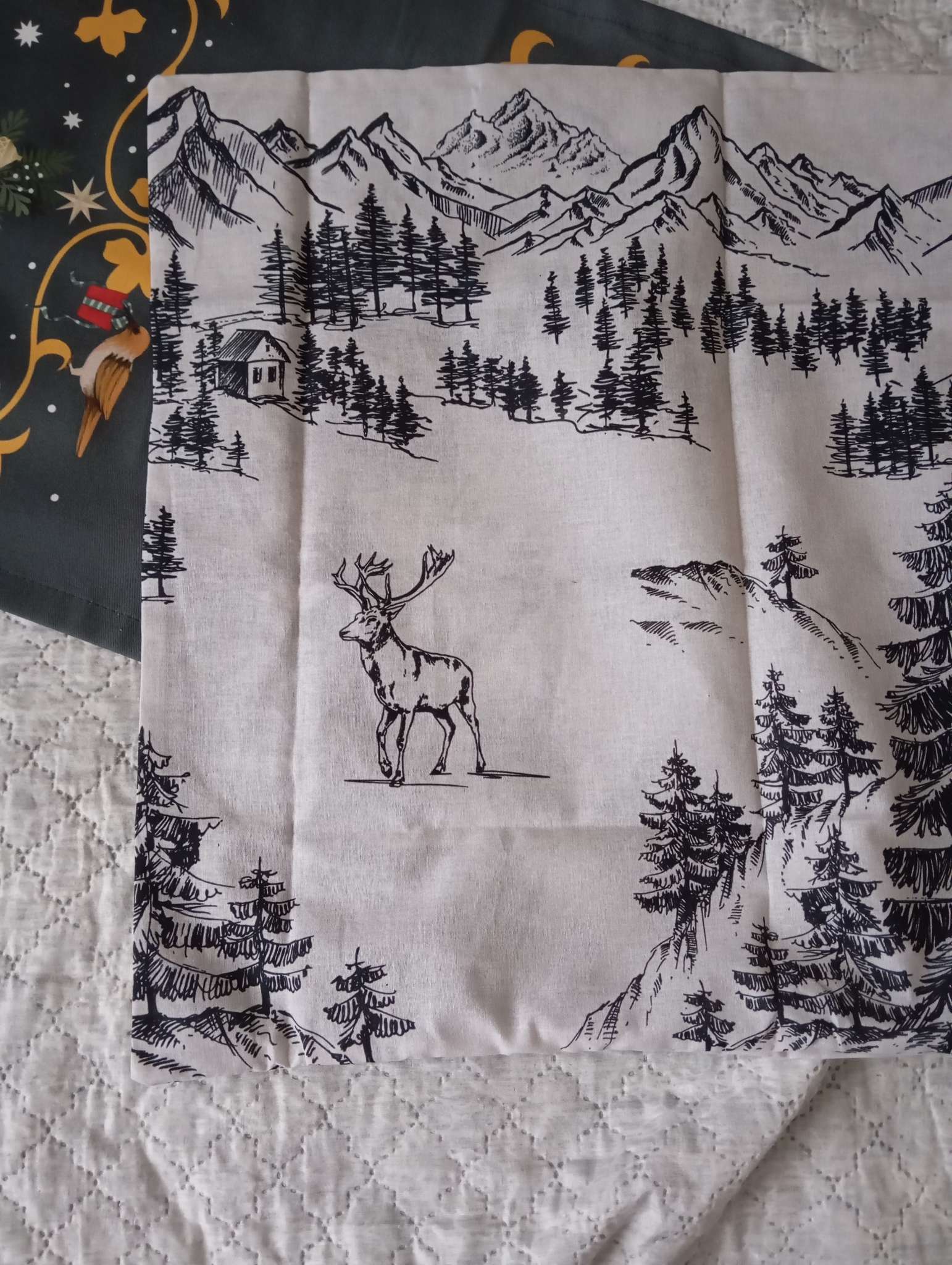 Фотография покупателя товара Наволочка декоративная новогодняя «Этель. Winter landscape» 50×50 см, поплин, 100% хлопок - Фото 2