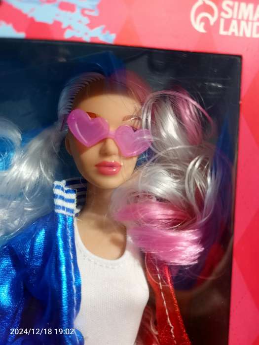 Фотография покупателя товара Кукла-модель шарнирная «Любимая злодейка» с косичками - Фото 2