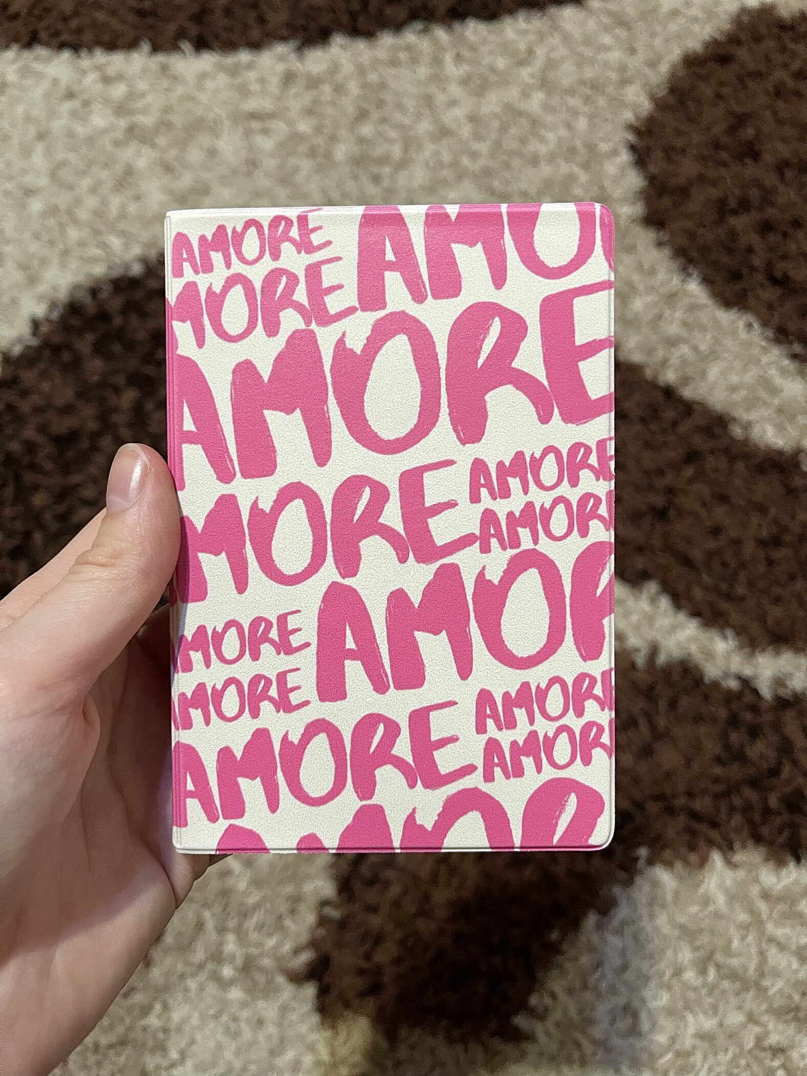 Фотография покупателя товара Обложка на паспорт «AMORE», ПВХ - Фото 3