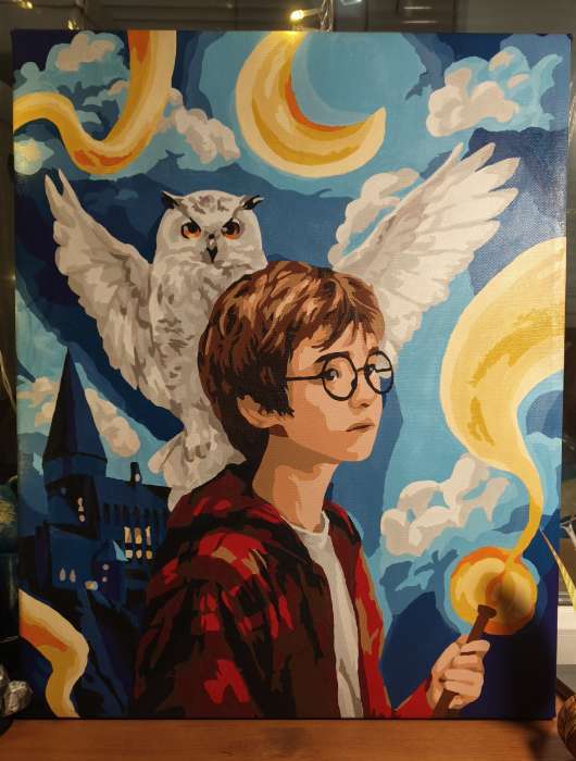 Фотография покупателя товара Картина по номерам на холсте с подрамником «Волшебство рядом», 40×50 см - Фото 3