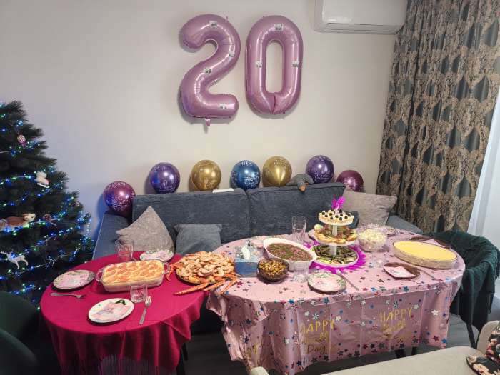 Фотография покупателя товара Воздушный шар фольгированный 40" «Цифра 1» - Фото 2