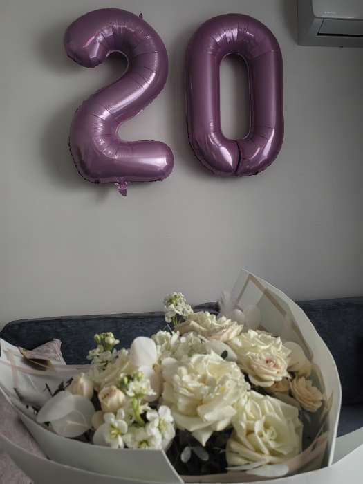 Фотография покупателя товара Воздушный шар фольгированный 40" «Цифра 1» - Фото 1