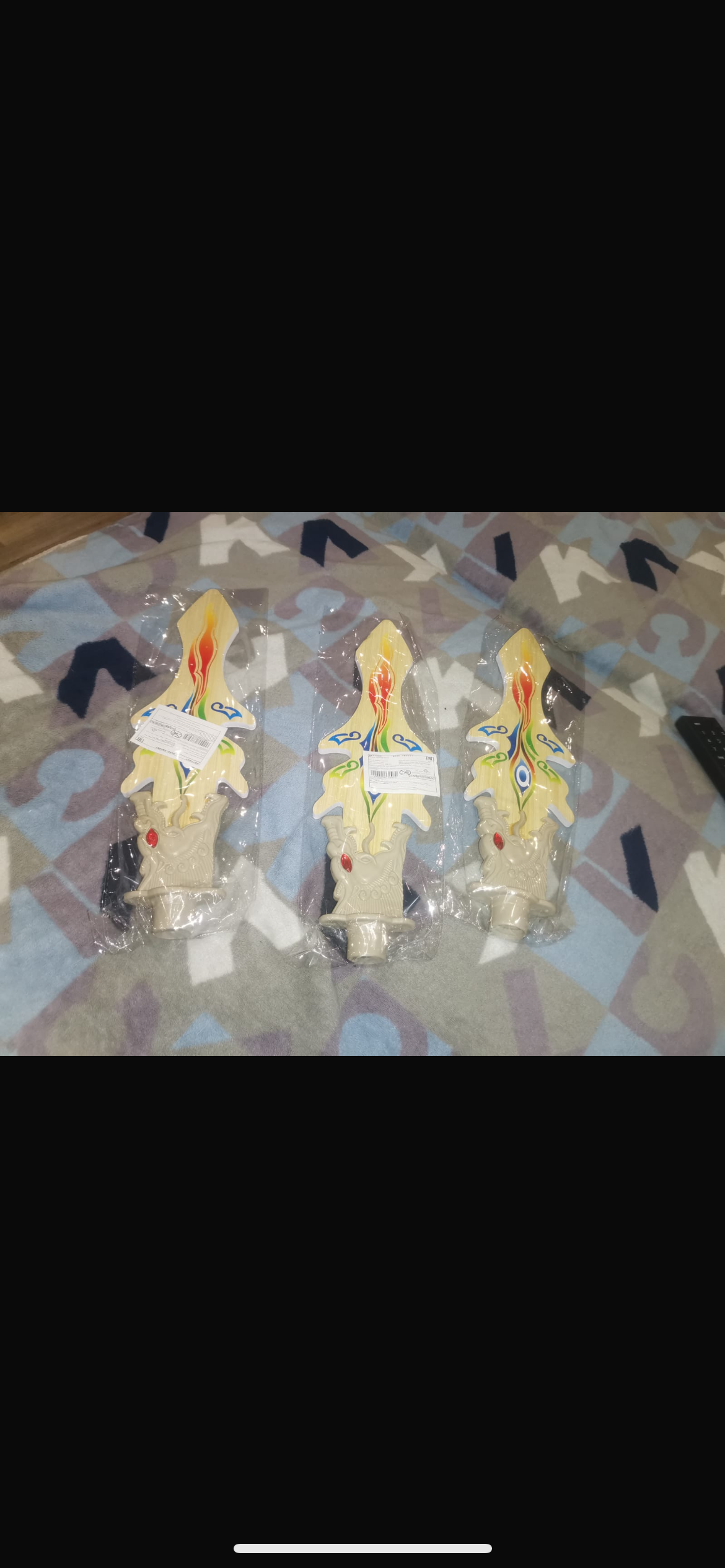 Фотография покупателя товара Детское деревянное оружие «Копьё» 80×4×0.5 см - Фото 1