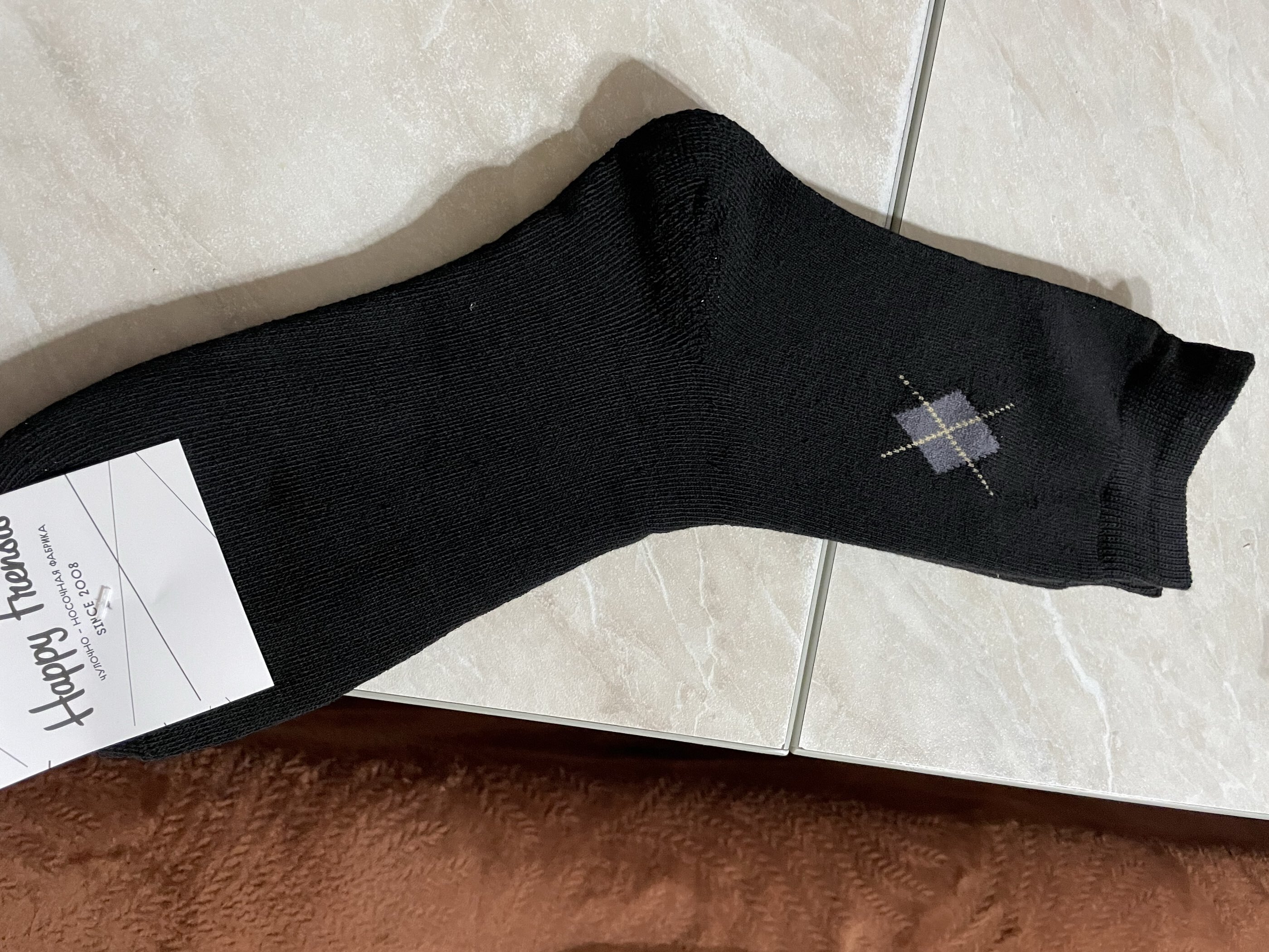 Фотография покупателя товара Носки мужские махровые, цвет чёрный, размер 25-27 - Фото 4