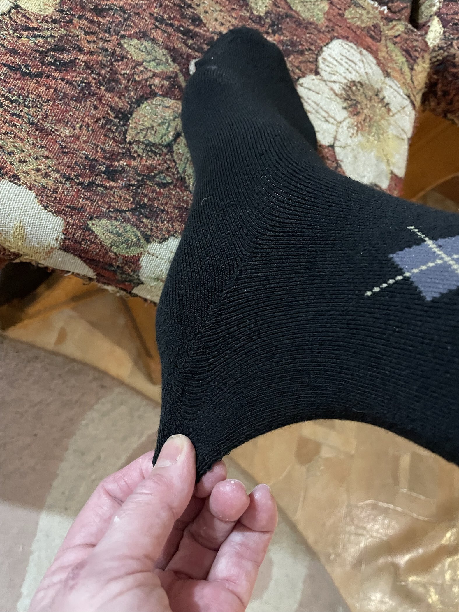 Фотография покупателя товара Носки мужские махровые, цвет чёрный, размер 25-27 - Фото 7