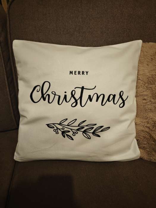 Фотография покупателя товара Наволочка декоративная Этель Christmas, 40х40 см, 100 п/э, велюр - Фото 2
