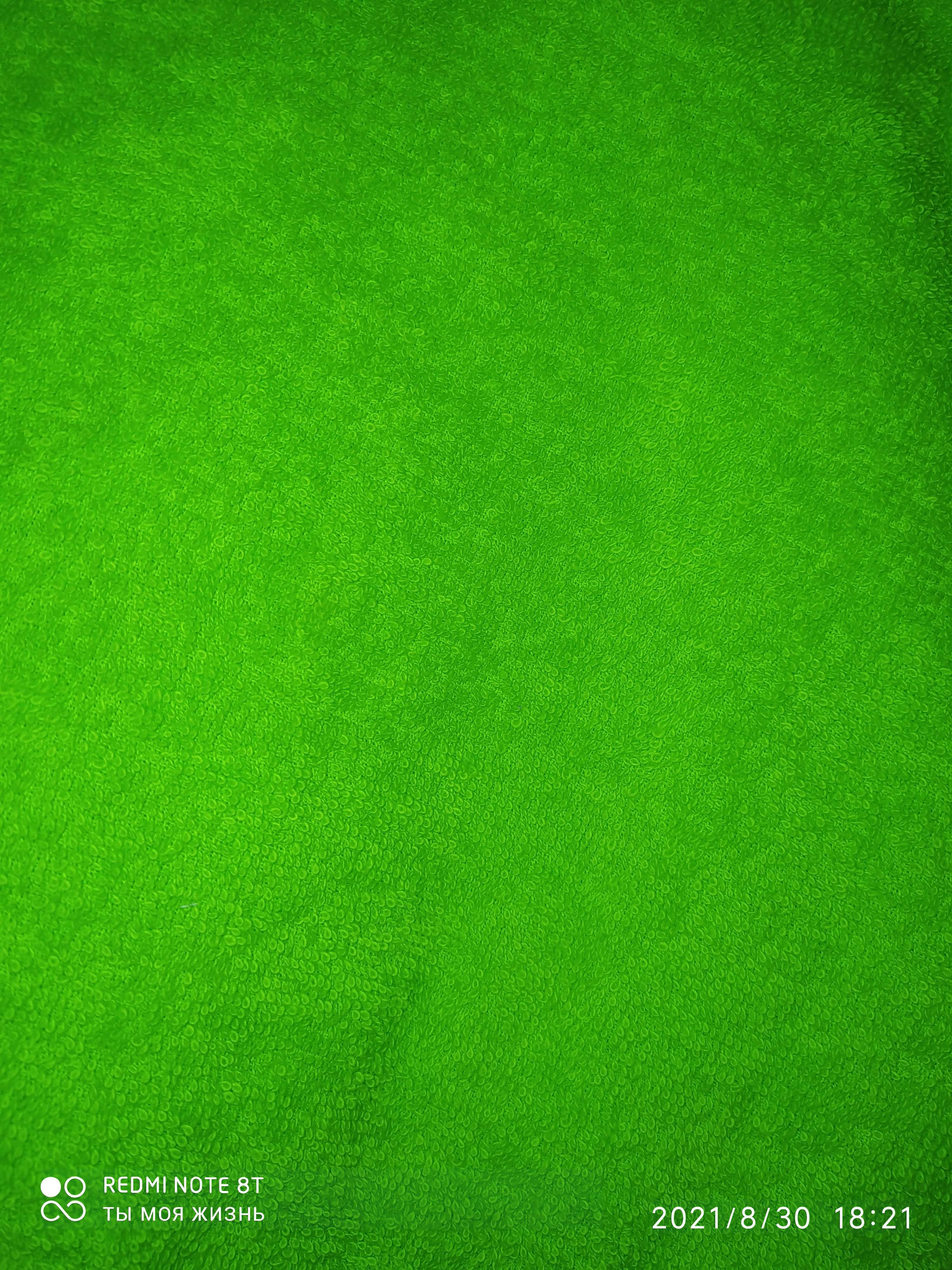 Фотография покупателя товара Полотенце махровое Радуга, 70х130см, цвет зеленый, 295гр/м, хлопок - Фото 1