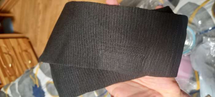 Фотография покупателя товара Бандаж на голеностоп, 10×5 см, чёрный - Фото 3