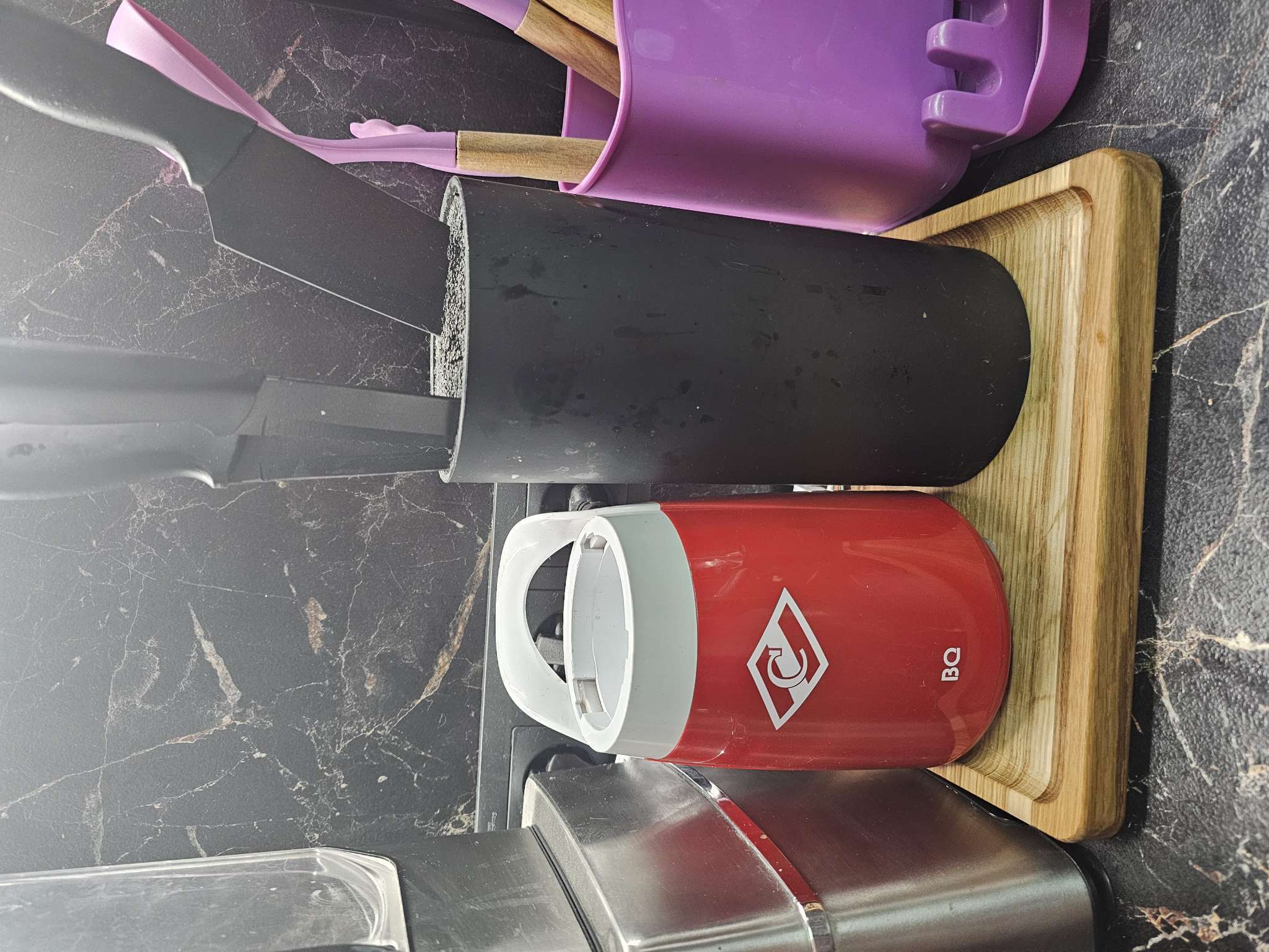 Фотография покупателя товара Подставка для столовых приборов и специй Adelica «Делия», 28×11×2 см, дерево дуб - Фото 2