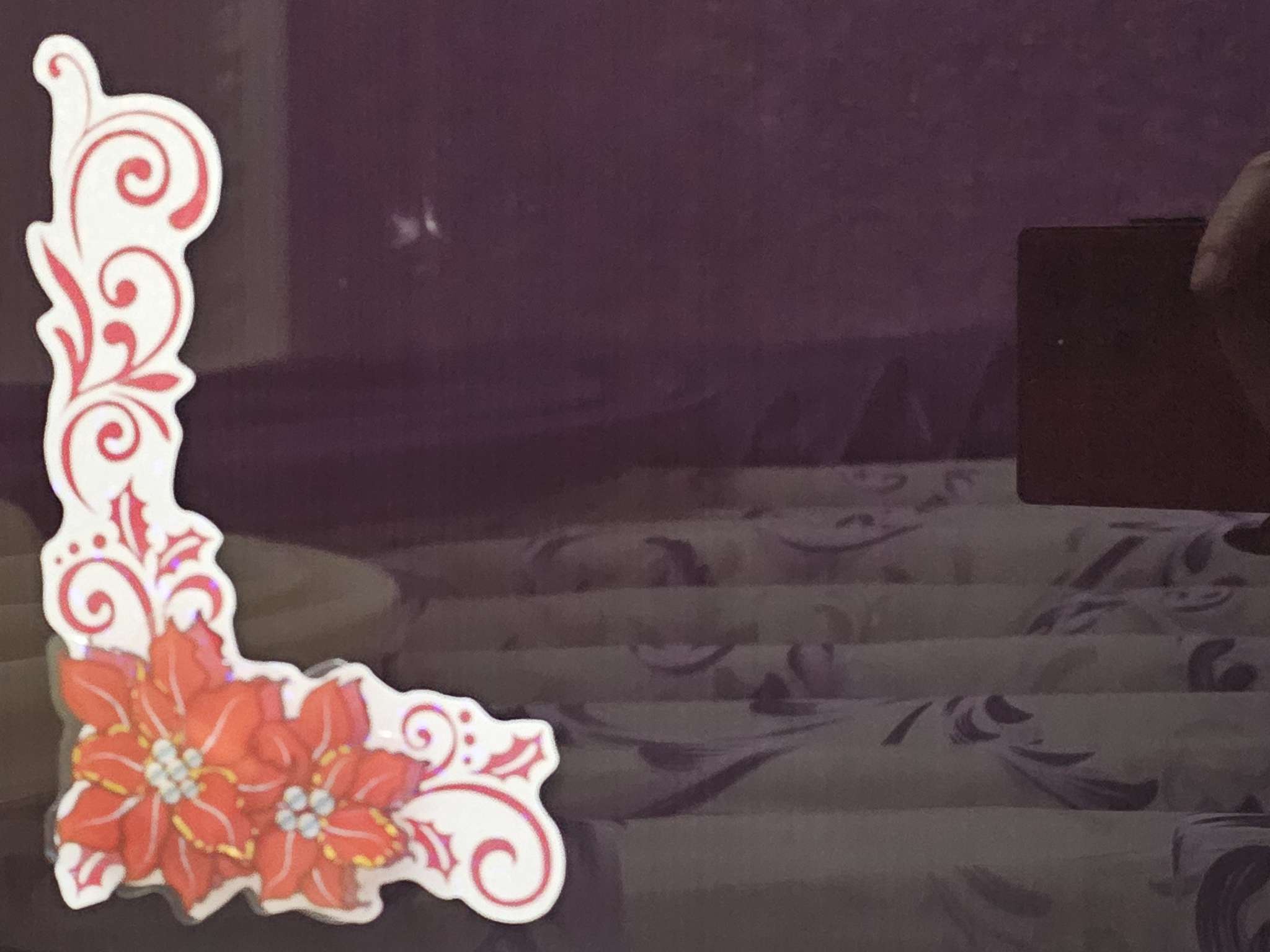 Фотография покупателя товара Наклейка интерьерная «Дедушка Мороз», 55×35 см - Фото 2