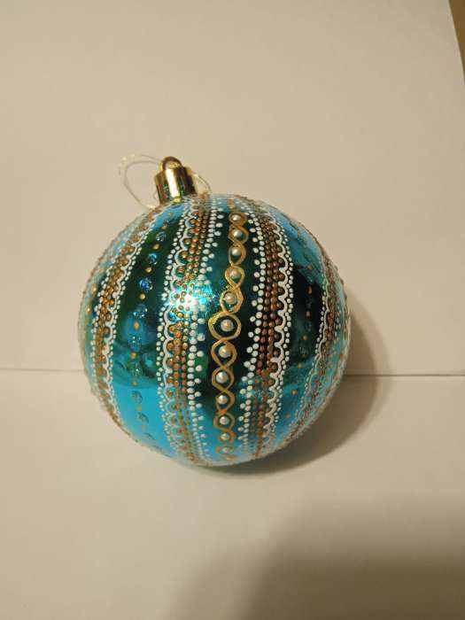 Фотография покупателя товара Ёлочные игрушки «Глянец», шары новогодние, d=8 см, набор 12 шт., МИКС - Фото 2